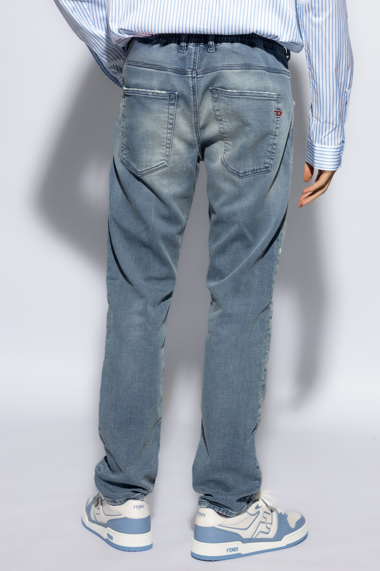 ☆BADBLOOD☆ D Ollis T Denim Pants Light Blue A02246068CW01 Jules Light Denim Pants - Jackalo